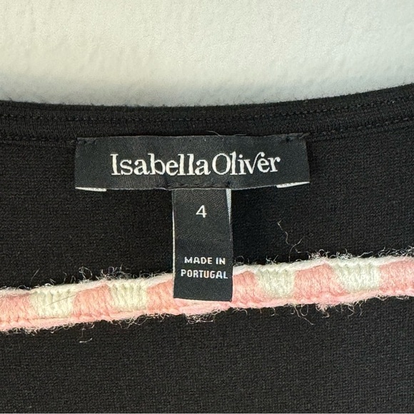 Isabella Oliver Black Workwear Classic Minimalist Pull Over Dress Size 10 - Picture 6 of 11